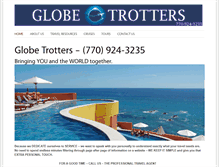 Tablet Screenshot of globetrottersinc.com